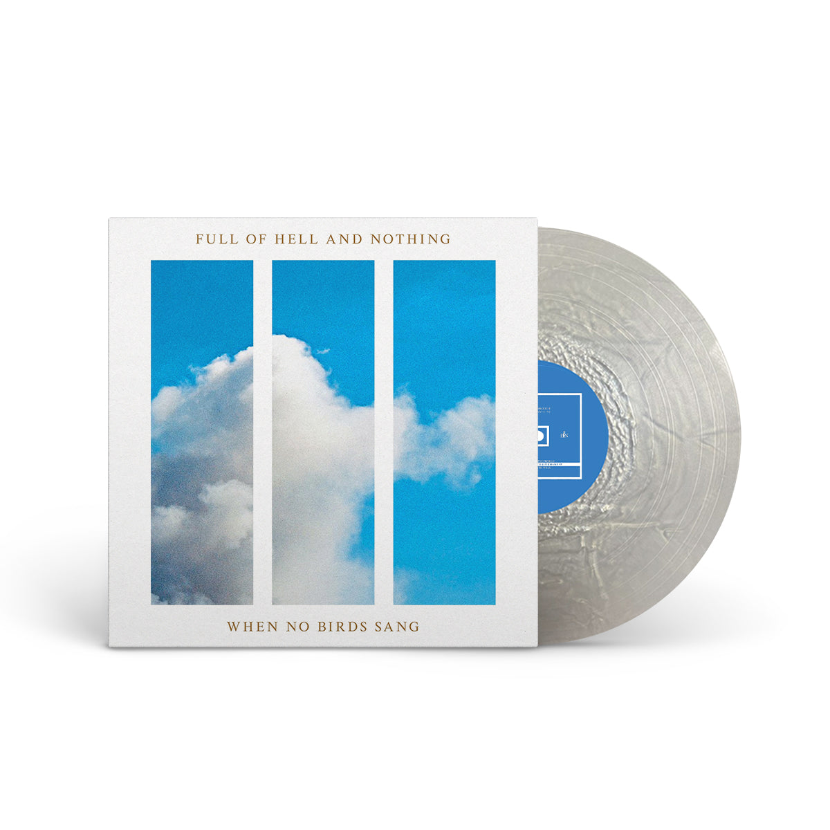 FULL OF HELL &amp; NOTHING &quot;When No Birds Sang&quot; LP SILVER NUGGET