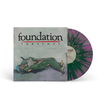 FOUNDATION &quot;Turncoat&quot; 12&quot; GREEN &amp; VIOLET W SPLATTER