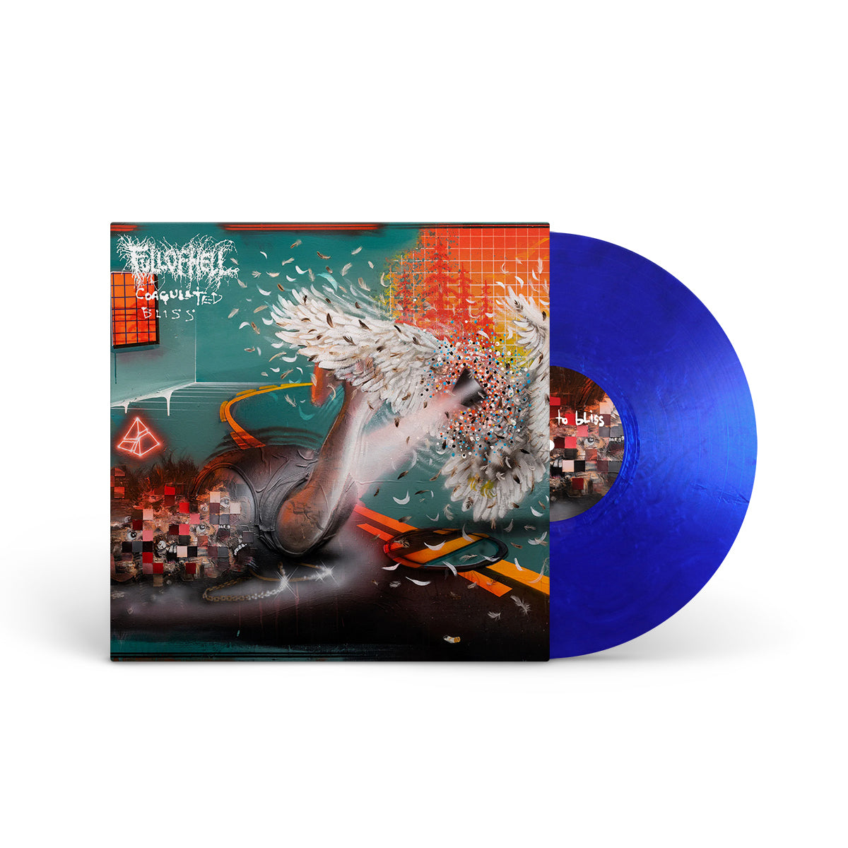 FULL OF HELL &quot;Coagulated Bliss&quot; LP METALLIC BLUE