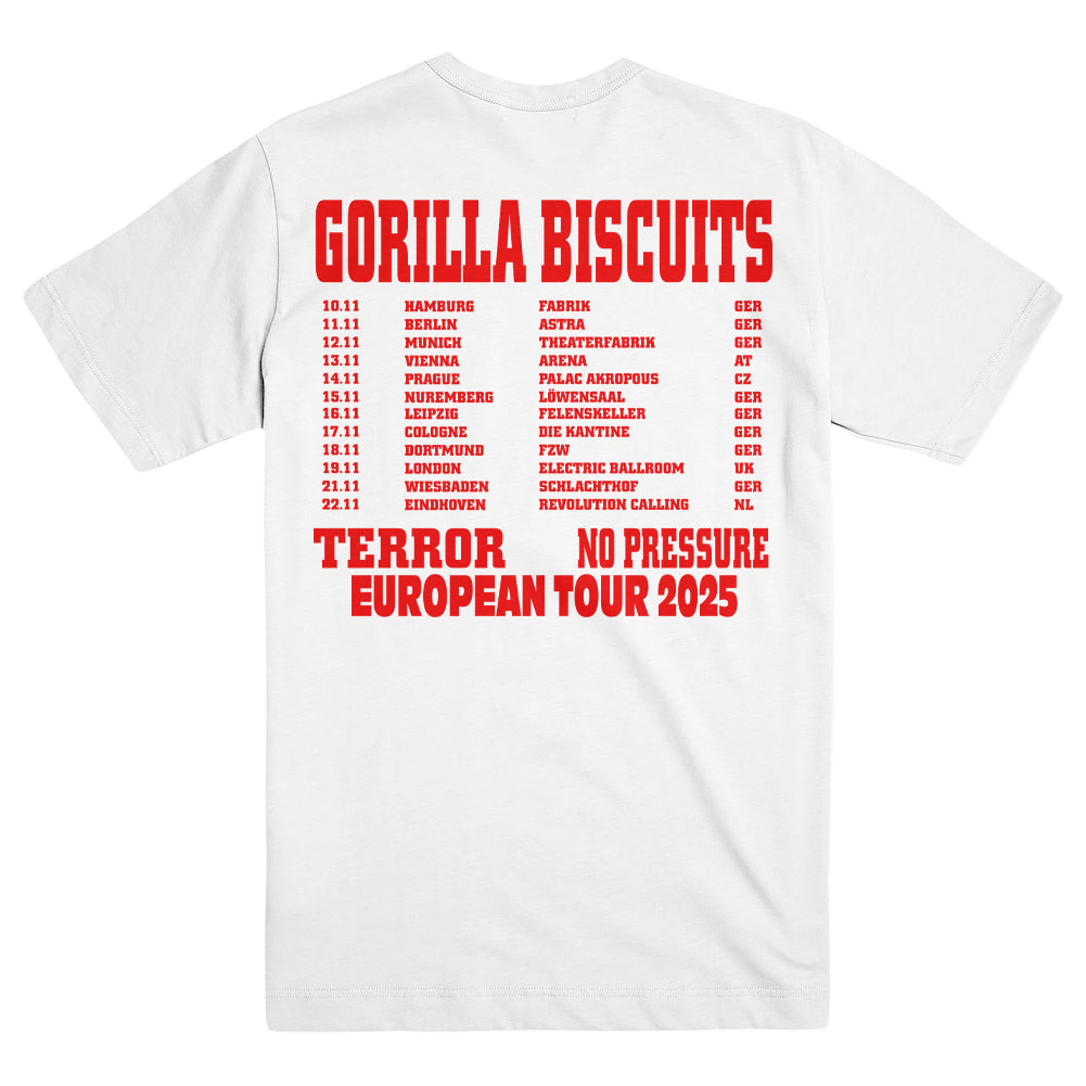 GORILLA BISCUITS &quot;Euro Tour 2025&quot; T-Shirt