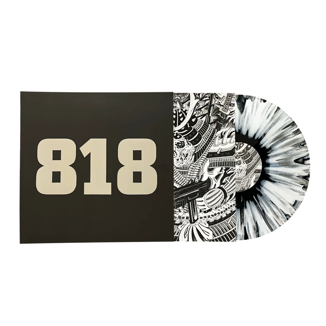 GOD&#39;S HATE &quot;God&#39;s Hate&quot; LP WHITE W BLACK &amp; SILVER SPLATTER (818 EDITION)