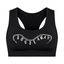 GOUGE AWAY &quot;Logo&quot; Sports Bra