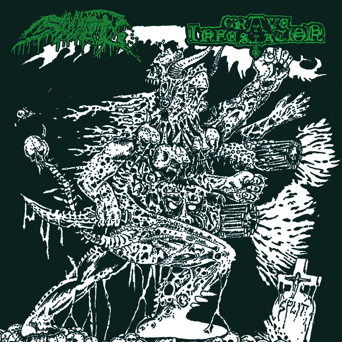 GRAVE INFESTATION/SNET &quot;Split&quot; 7&quot;