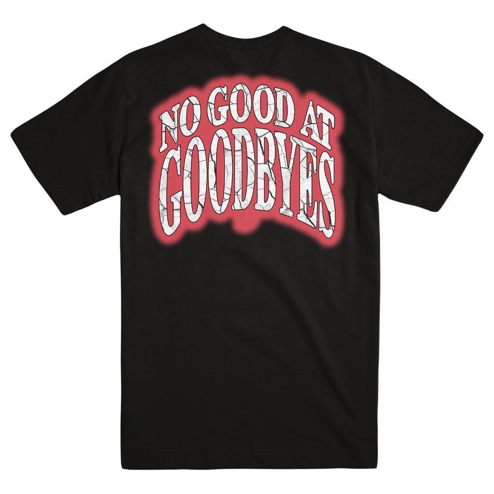 GRIDIRON "No Good At Goodbyes - Black" T-Shirt