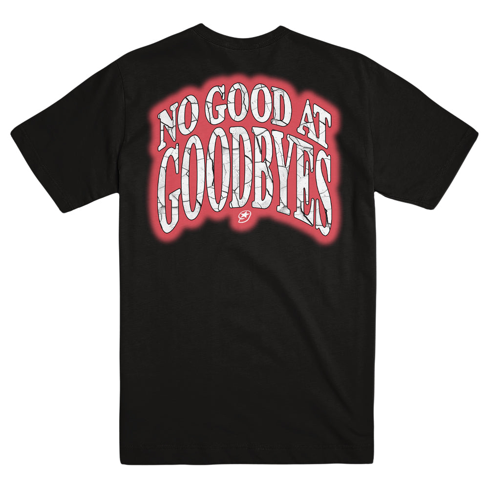 GRIDIRON &quot;No Good At Goodbyes - Black&quot; T-Shirt