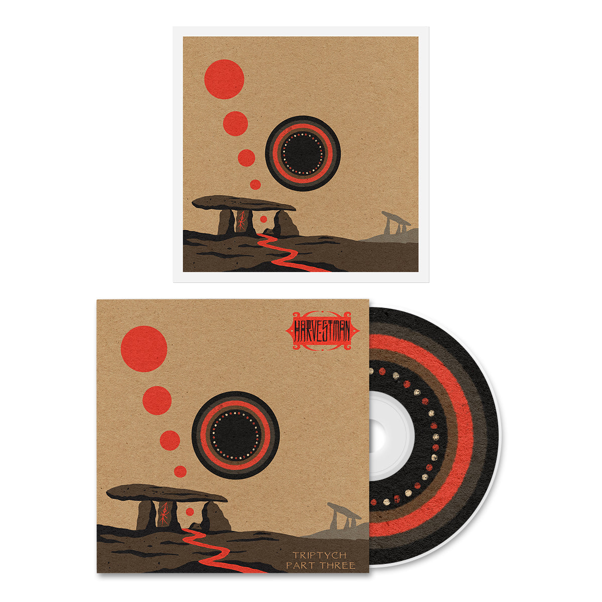 HARVESTMAN &quot;Triptych: Part Three&quot; CD + Art Print Bundle