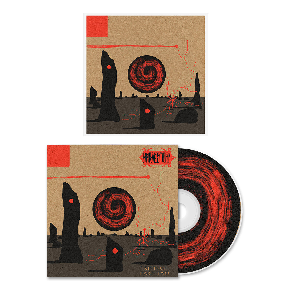 HARVESTMAN &quot;Triptych: Part Two&quot; CD + Art Print Bundle
