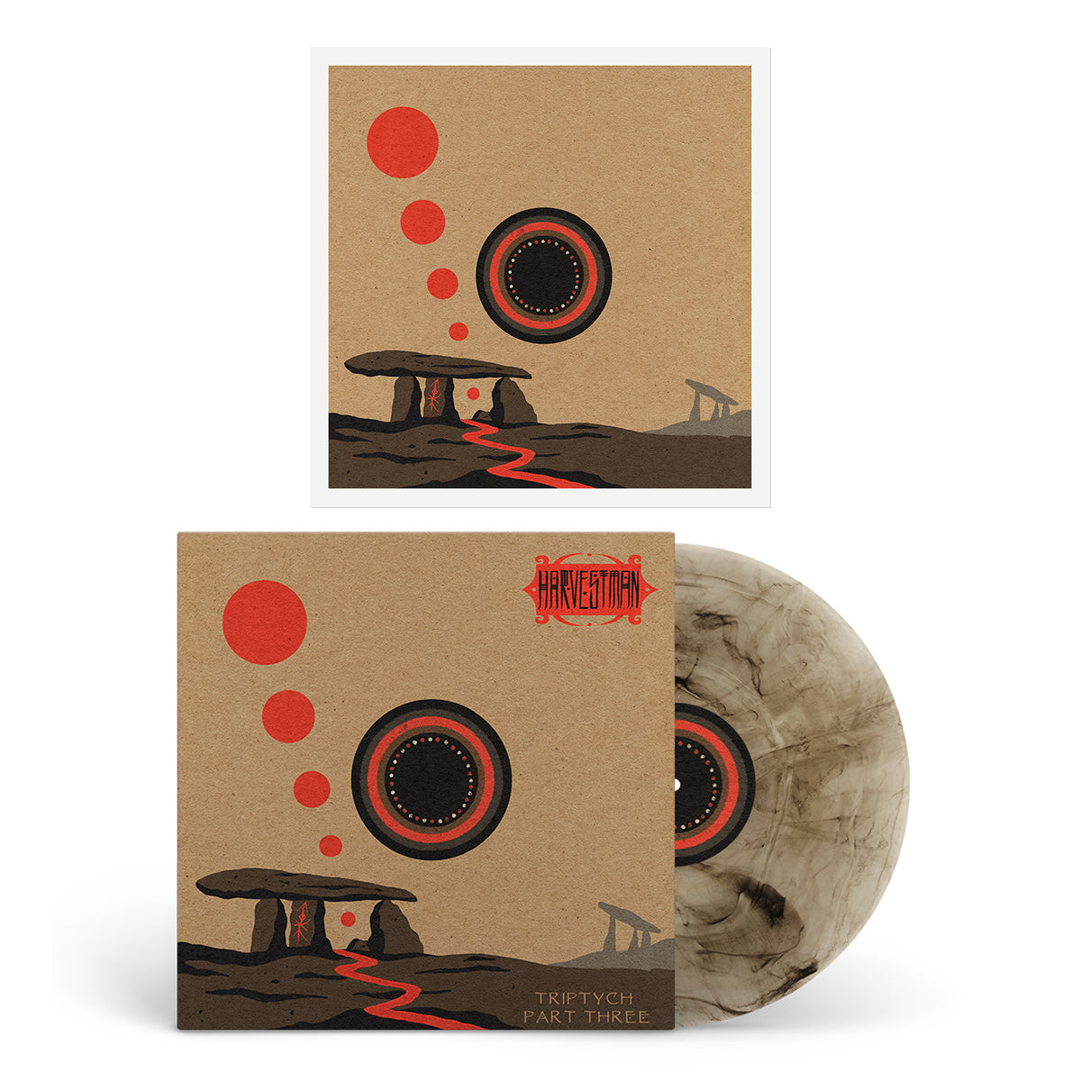 HARVESTMAN &quot;Triptych: Part Three&quot; LP + Art Print Bundle