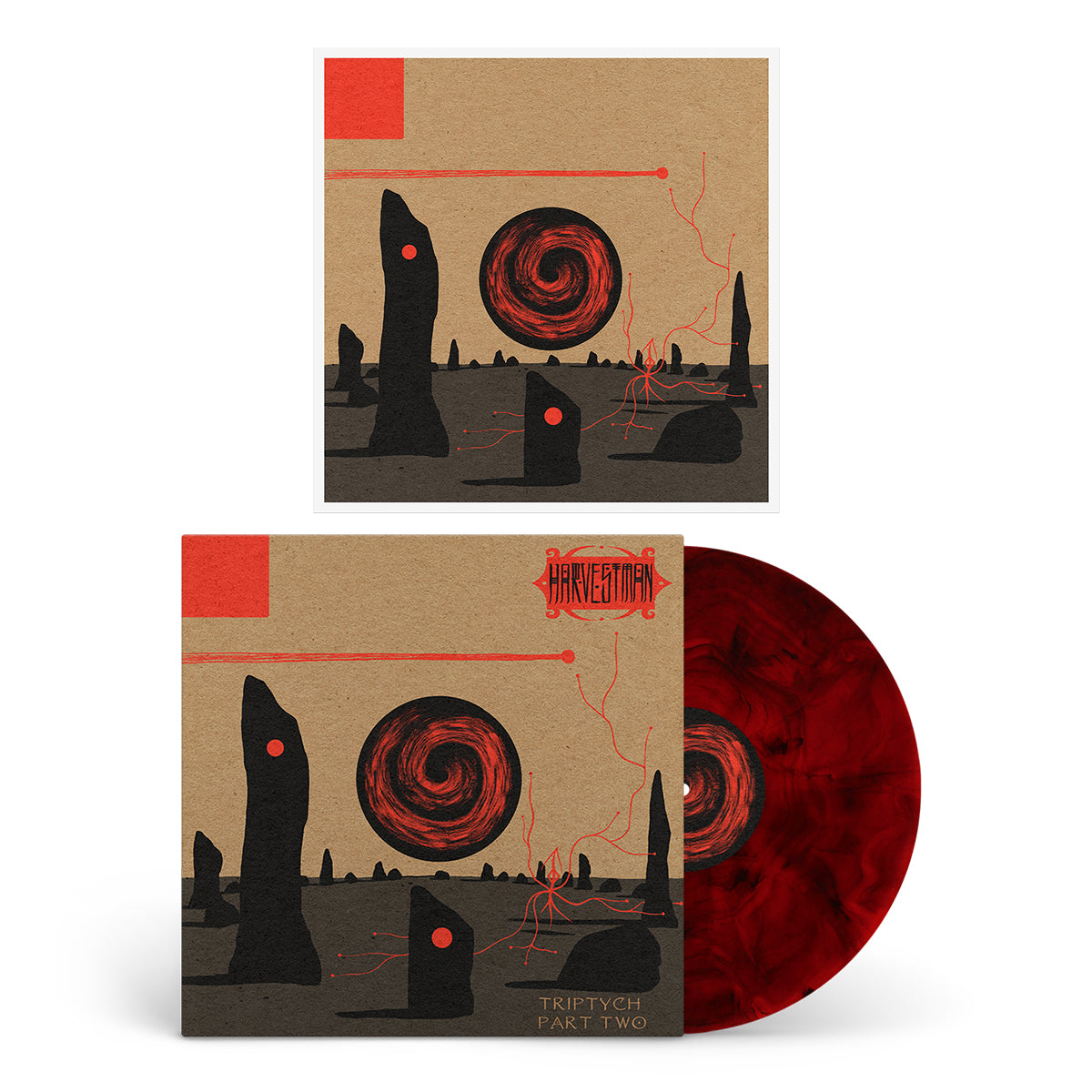 HARVESTMAN &quot;Triptych: Part Two&quot; LP + Art Print Bundle