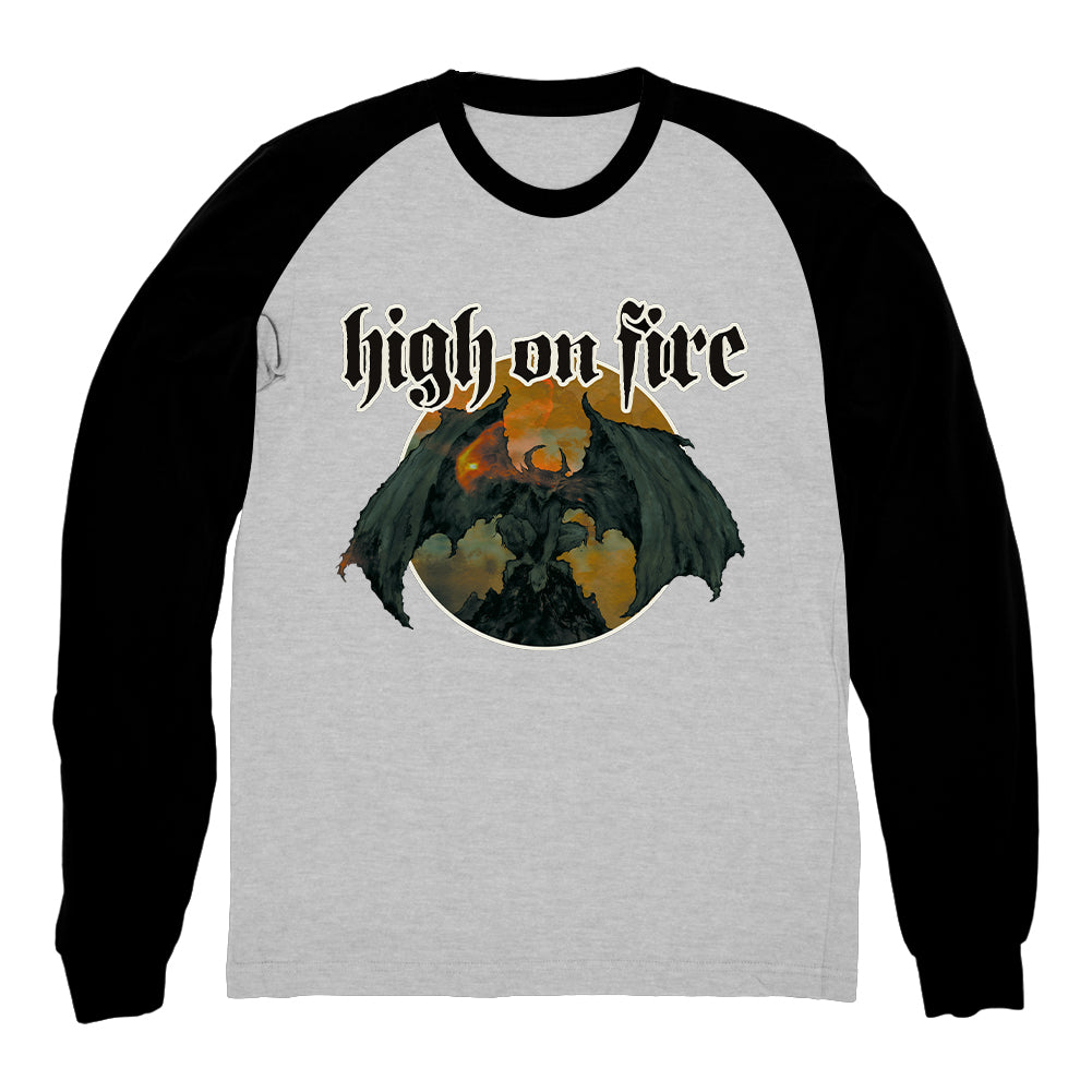 HIGH ON FIRE &quot;Blessed Black Wings&quot; Baseball Longsleeve