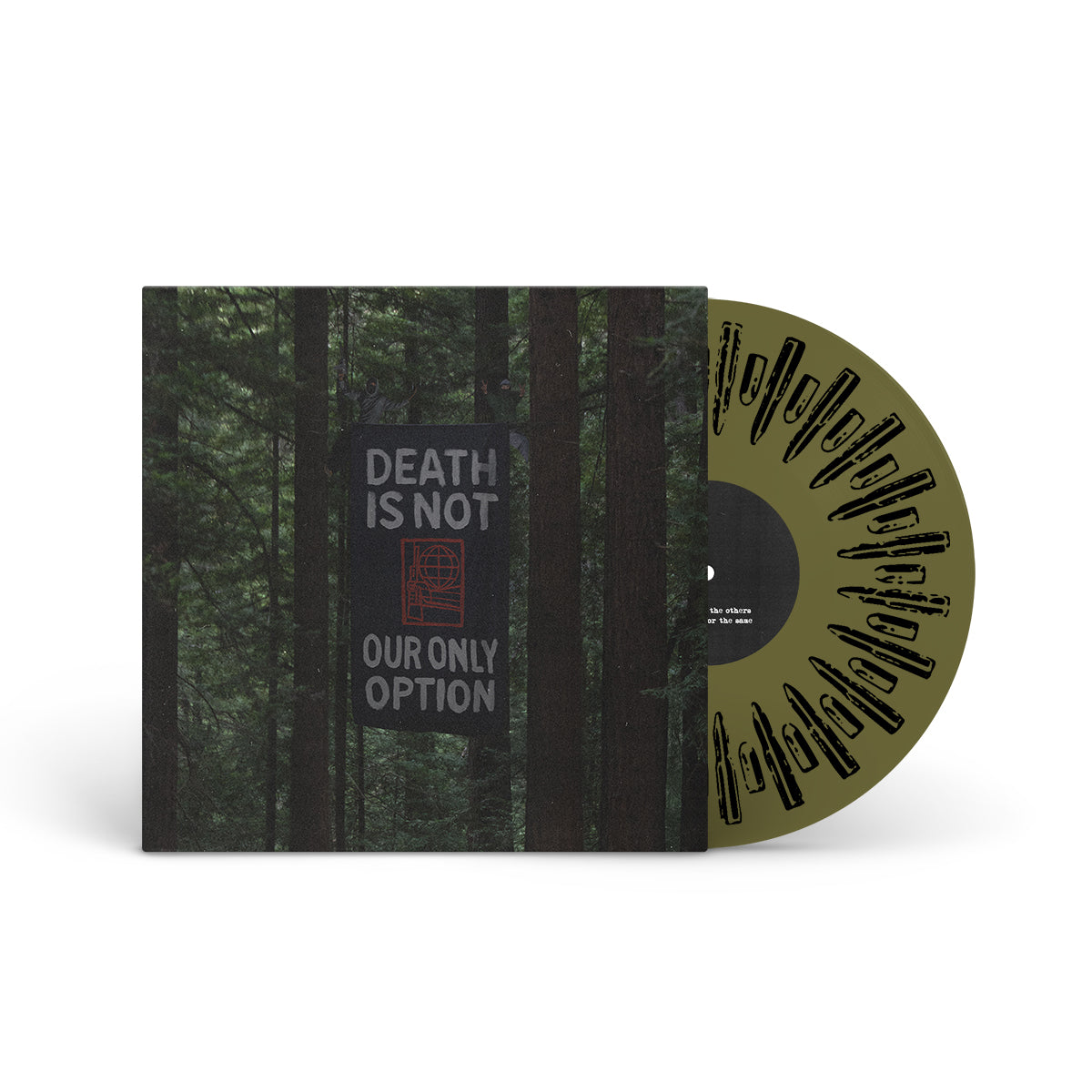 CLIQUE &quot;Death Is Not Our Only Option&quot; 12&quot; SEAWEED GREEN W PRINTED B-SIDE