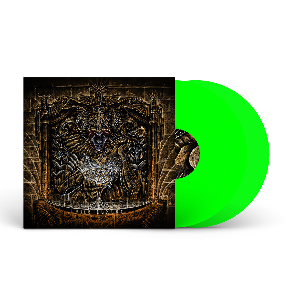 IMPERIAL TRIUMPHANT &quot;Vile Luxury (Redux 1924)&quot; 2xLP CHERNOBYL RADIATION NEON GREEN