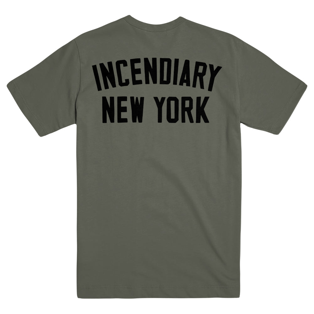 INCENDIARY &quot;Product Of New York - Military Green&quot; T-Shirt