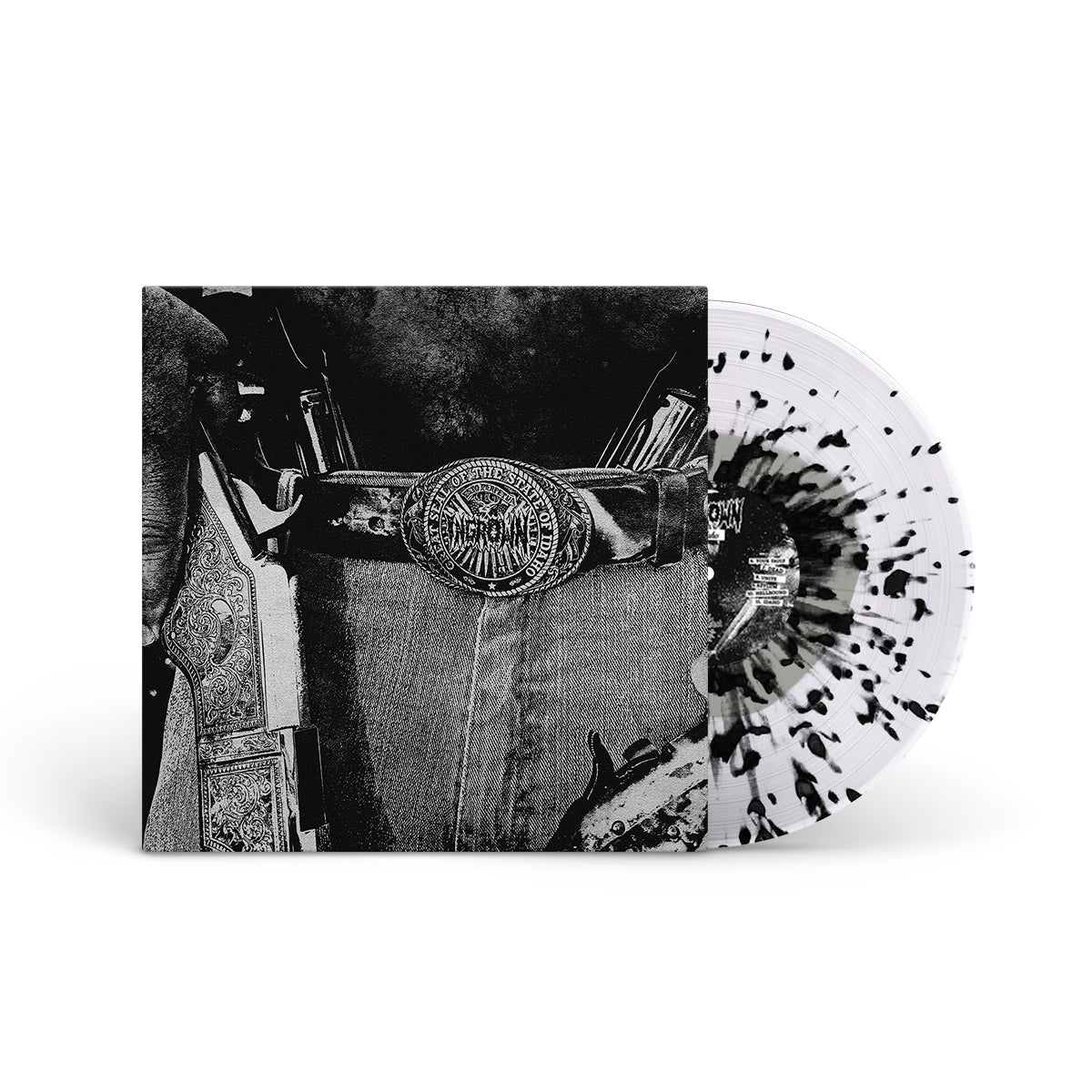 INGROWN &quot;Idaho&quot; LP SILVER IN CLEAR W BLACK SPLATTER