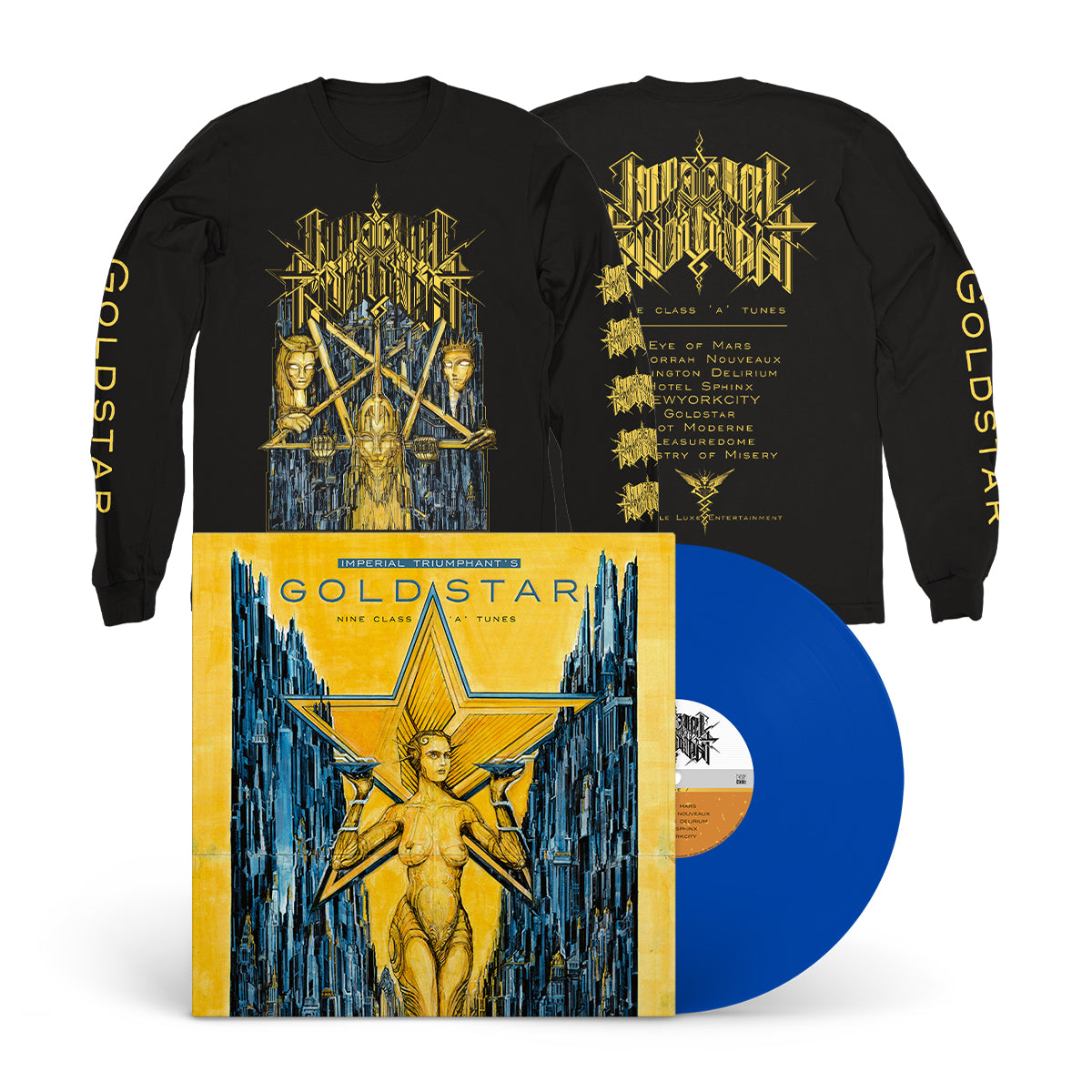 IMPERIAL TRIUMPHANT "Goldstar" LP + Longsleeve Bundle