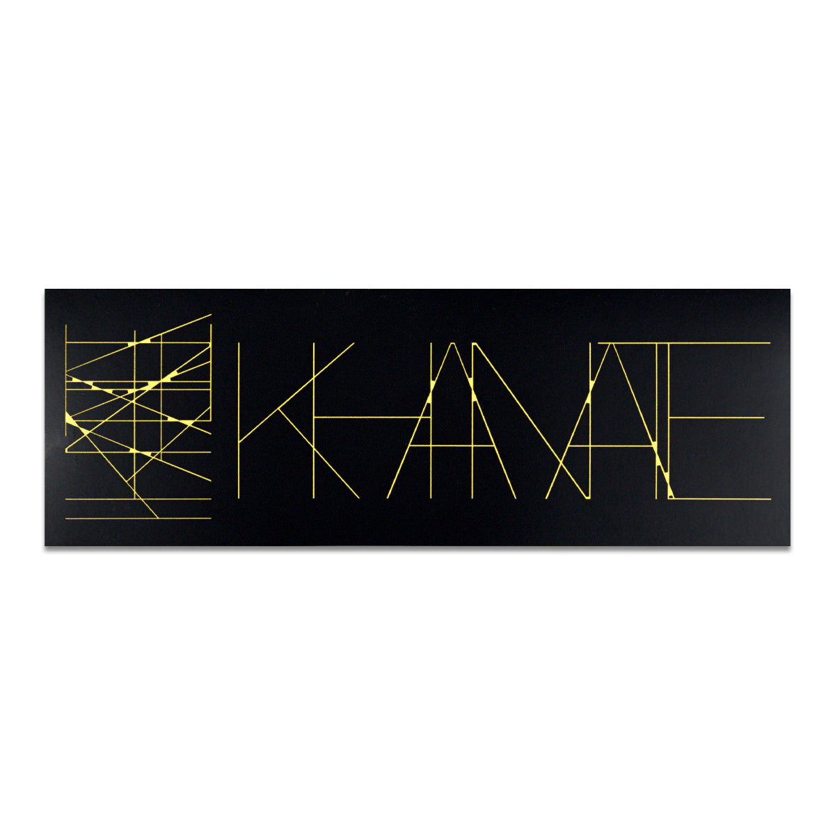 KHANATE &quot;Logo - Rectangular&quot; Sticker