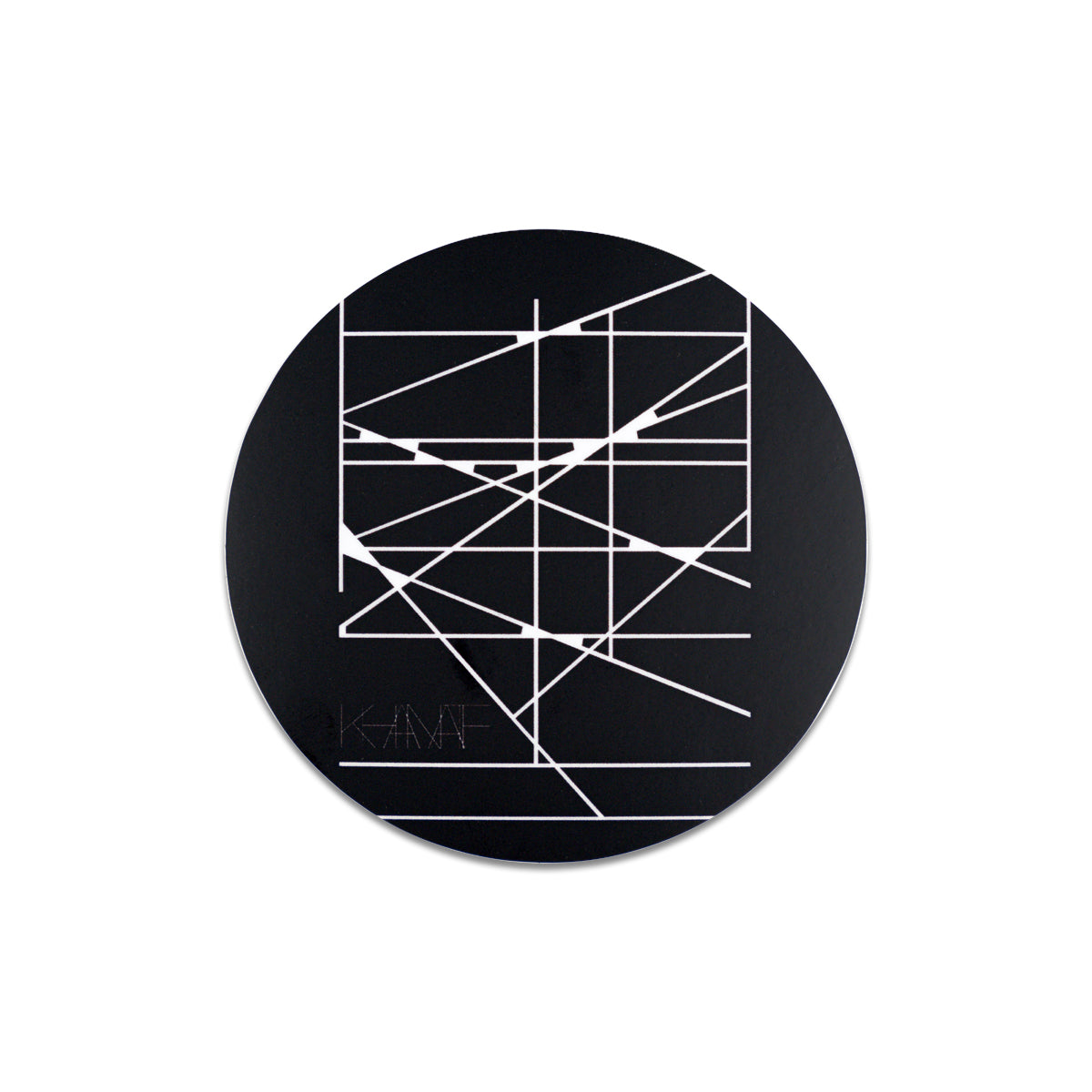 KHANATE &quot;Logo - Round&quot; Sticker