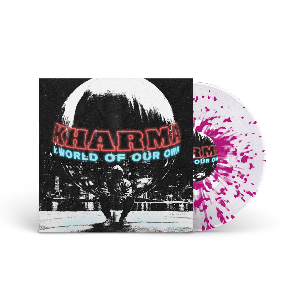 KHARMA &quot;A World Of Our Own&quot; LP CLEAR W PURPLE SPLATTER
