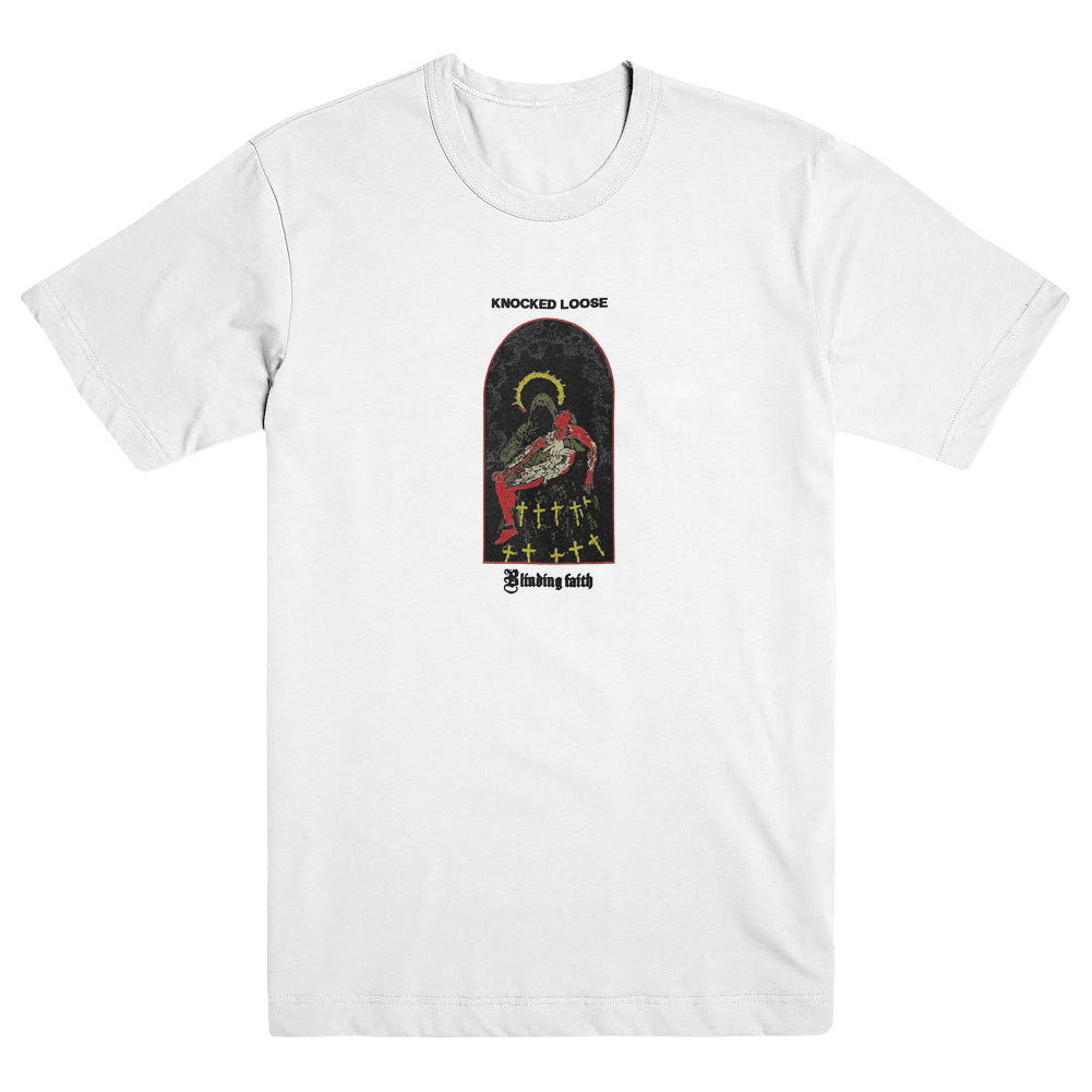 KNOCKED LOOSE &quot;You Won&#39;t Go Before You&#39;re Supposed To - White&quot; T-Shirt