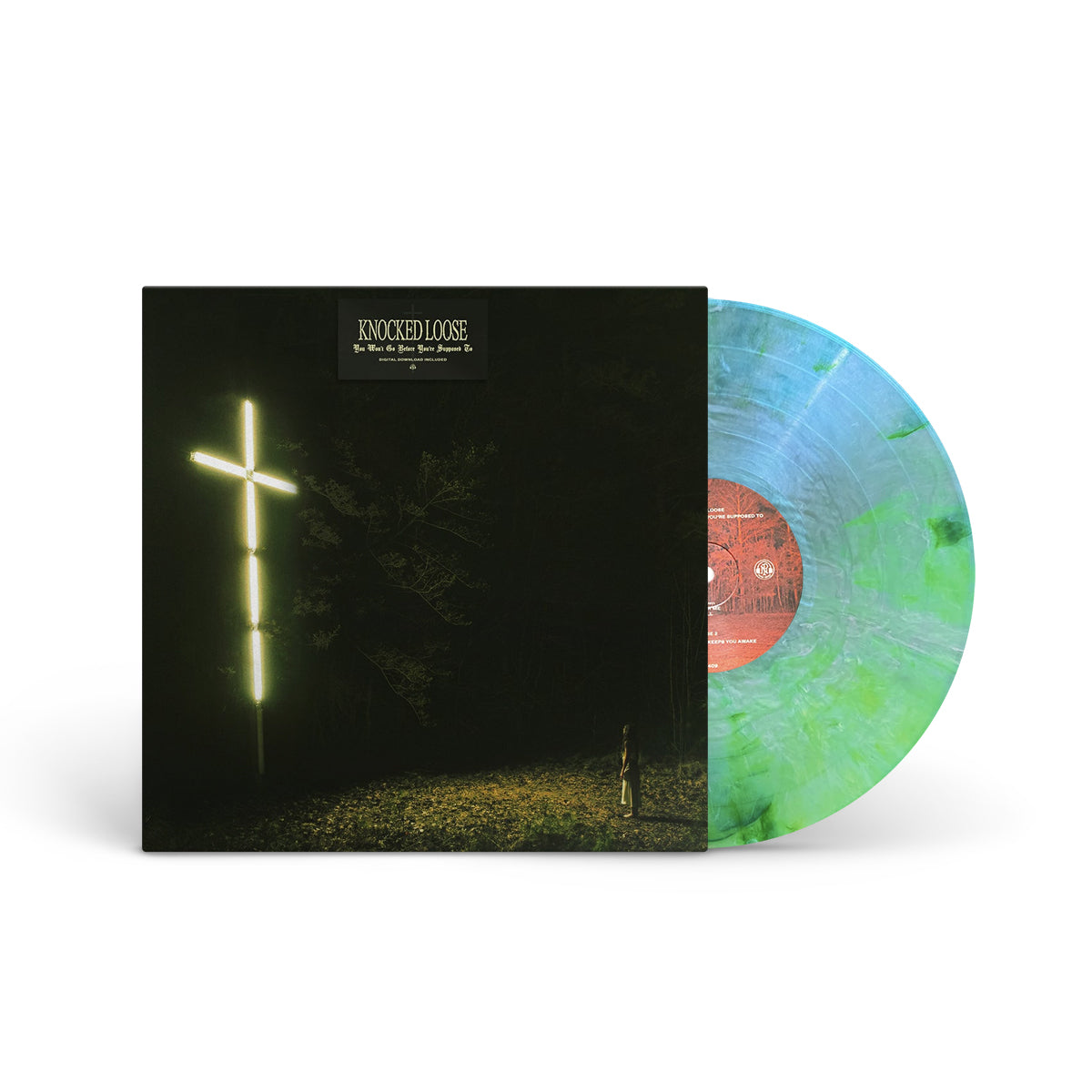 KNOCKED LOOSE &quot;You Won&#39;t Go Before You&#39;re Supposed To&quot; LP MARBLED ALGAE