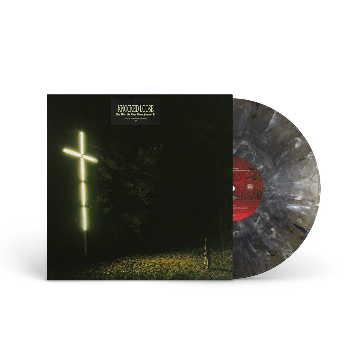 KNOCKED LOOSE &quot;You Won&#39;t Go Before You&#39;re Supposed To&quot; LP ONYX DELUXE MARBLE