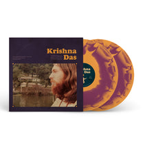 KRISHNA DAS &quot;Kirtan Wallah&quot; LP HALLOWEEN ORANGE DEEP PURPLE MIX