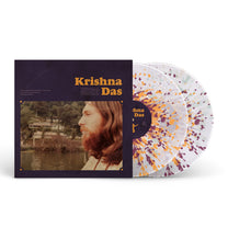 KRISHNA DAS &quot;Kirtan Wallah&quot; LP CLEAR W HALLOWEEN ORANGE &amp; DEEP PURPLE SPLATTER