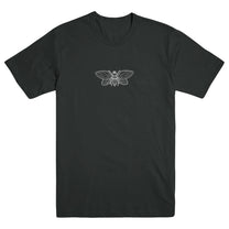 LANDMVRKS &quot;Cicada - Embroidered - Faded Black&quot; T-Shirt