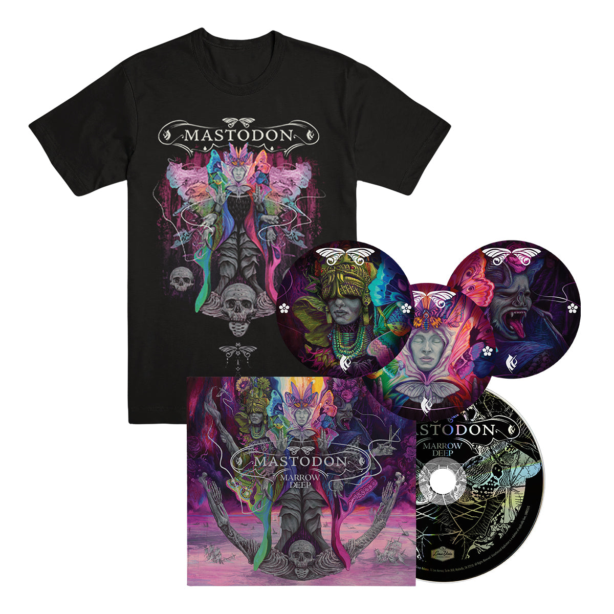 MASTODON "Marrow Deep" CD + T-Shirt Bundle