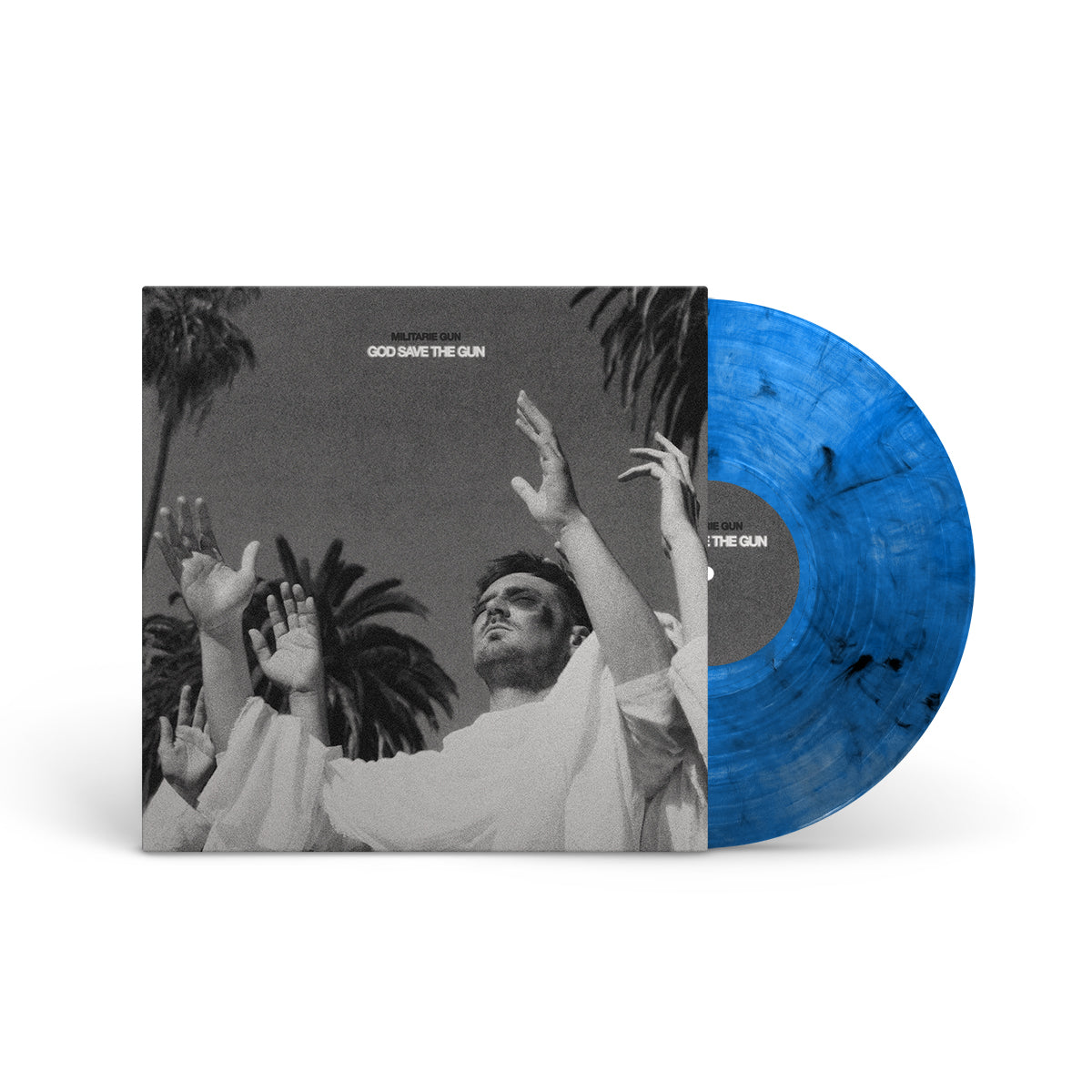 MILITARIE GUN &quot;God Save The Gun&quot; LP BLUE &amp; BLACK SMOKE (EG EXCLUSIVE)