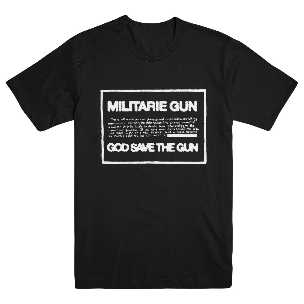 MILITARIE GUN &quot;God Save The Gun&quot; CD + T-Shirt Bundle