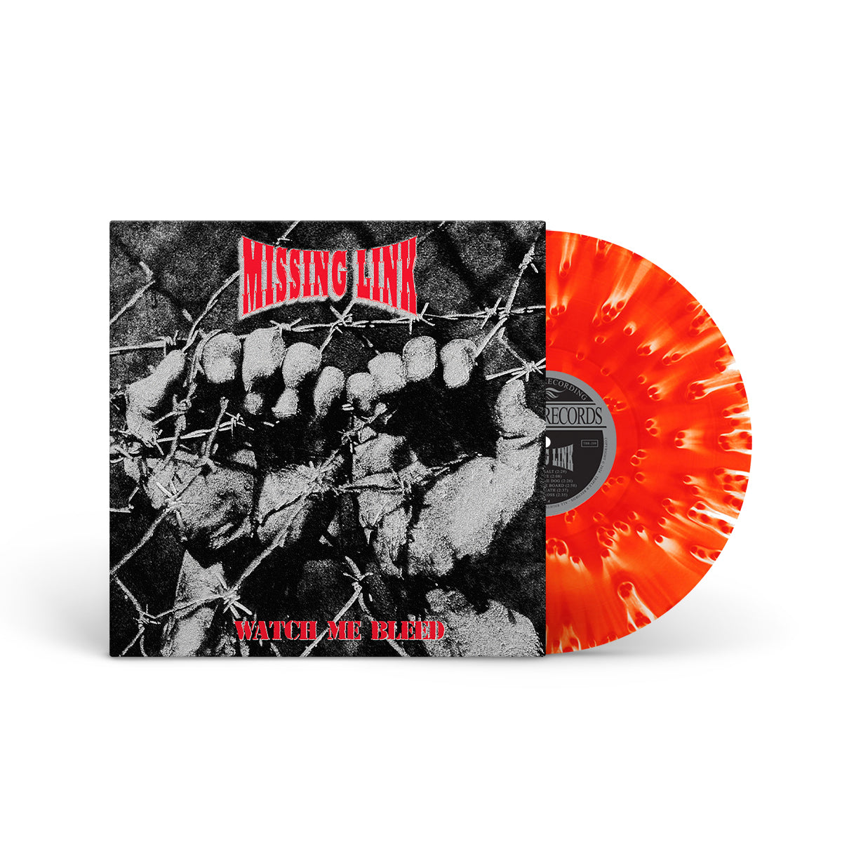 MISSING LINK &quot;Watch Me Bleed&quot; LP CLOUDY RED