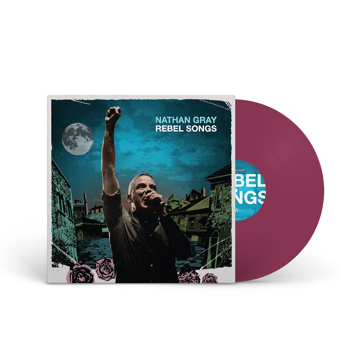 NATHAN GRAY &quot;Rebel Songs&quot; LP PURPLE