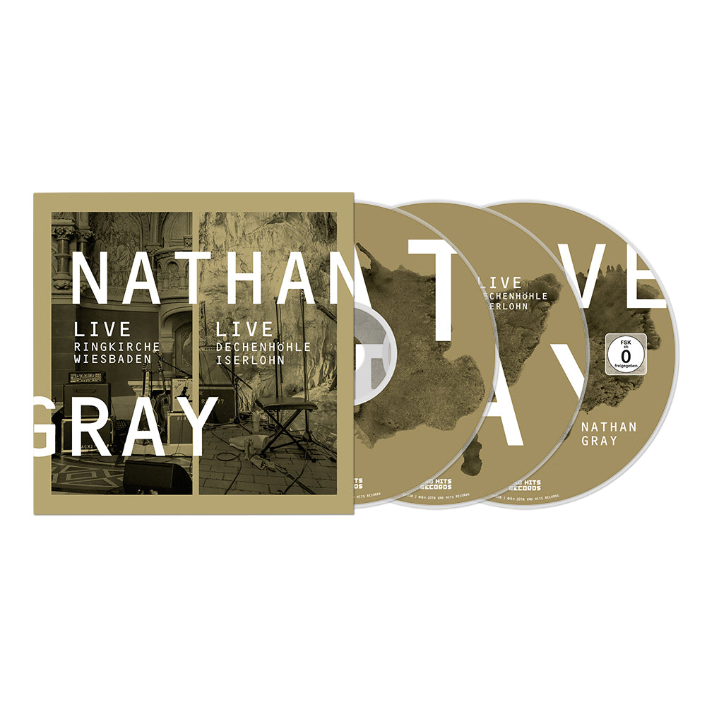NATHAN GRAY &quot;Live in Wiesbaden / Live in Iserlohn&quot; 2xCD + DVD