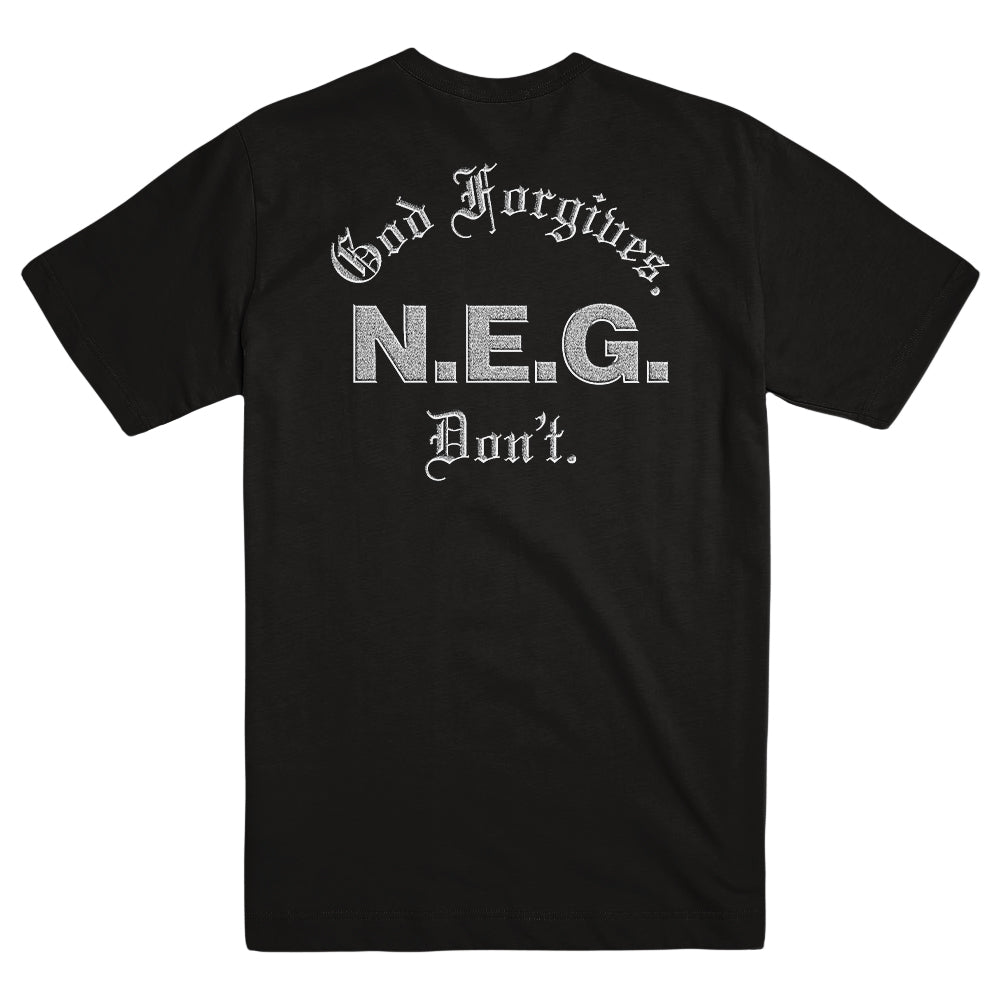 NEVER ENDING GAME &quot;God Forgives&quot; T-Shirt
