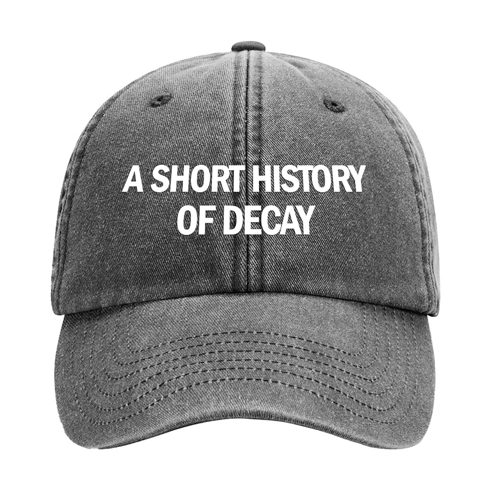 NOTHING "A Short History Of Decay" Cap