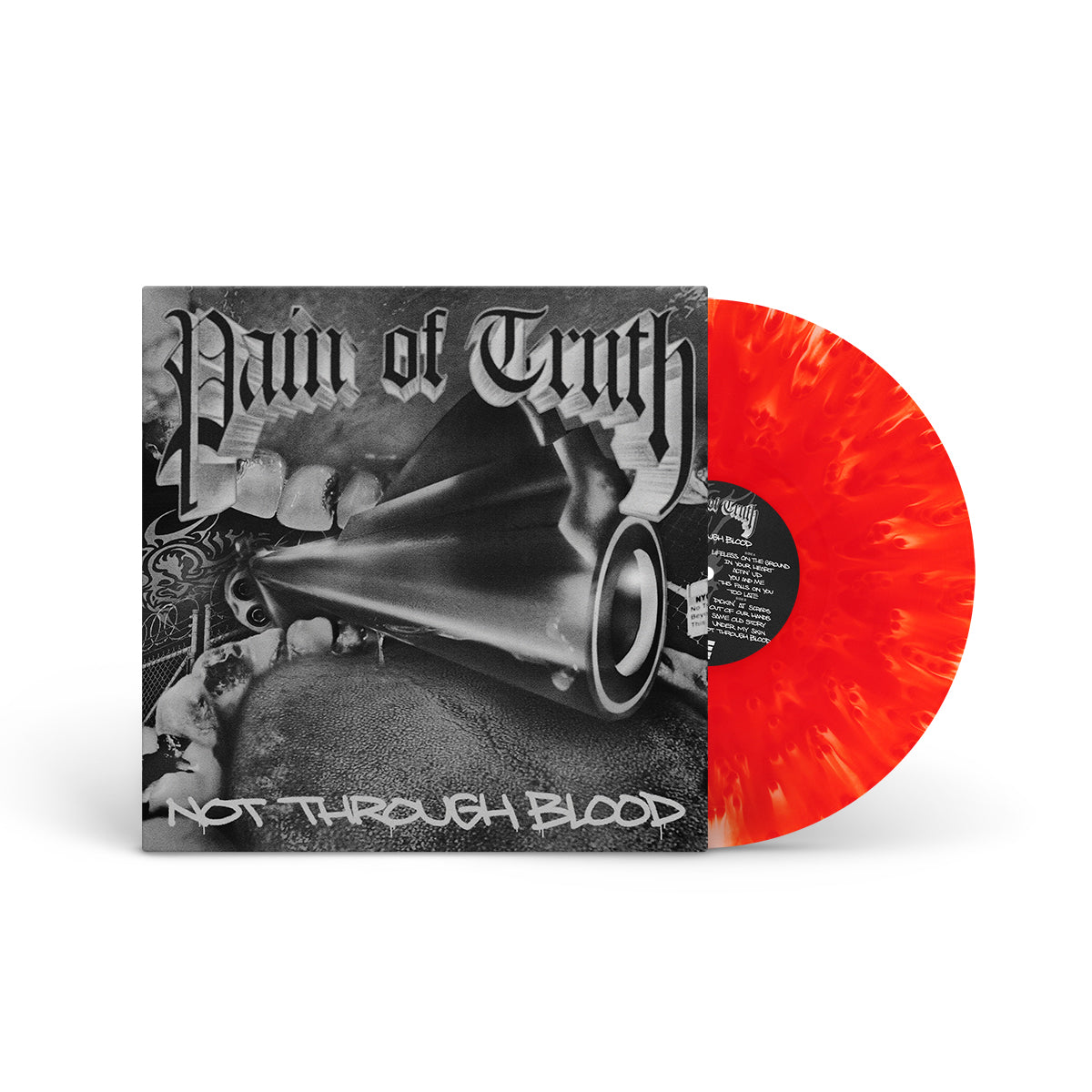 PAIN OF TRUTH &quot;Not Through Blood&quot; LP CLOUDY RED (EVIL GREED EXCLUSIVE)