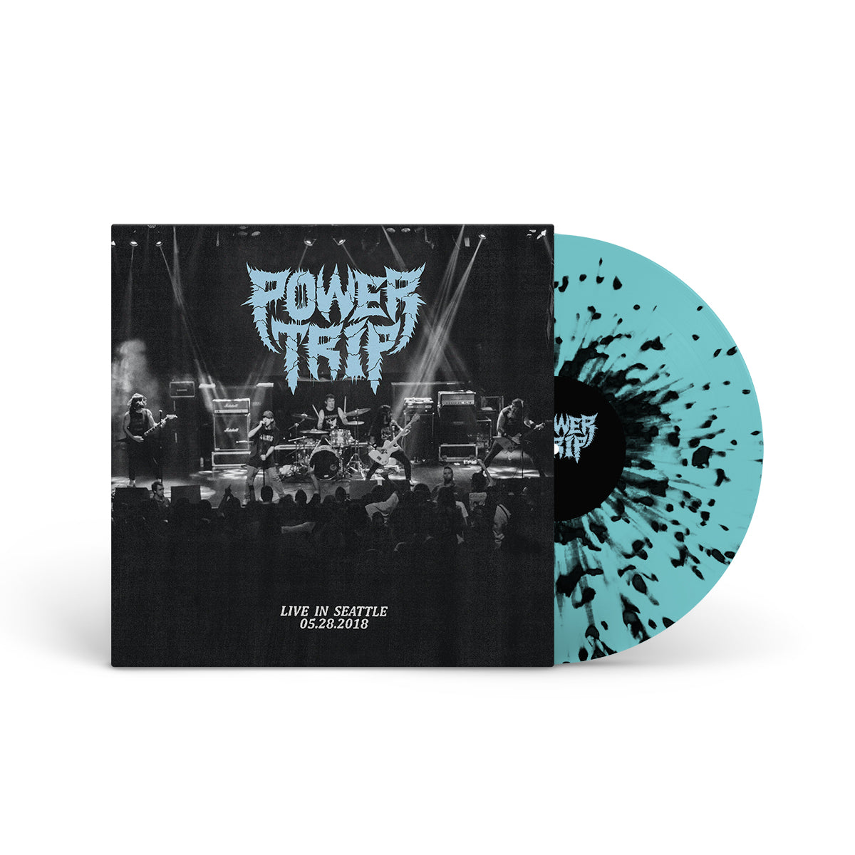 POWER TRIP &quot;Live In Seattle&quot; LP BLUE AND BLACK SPLATTER