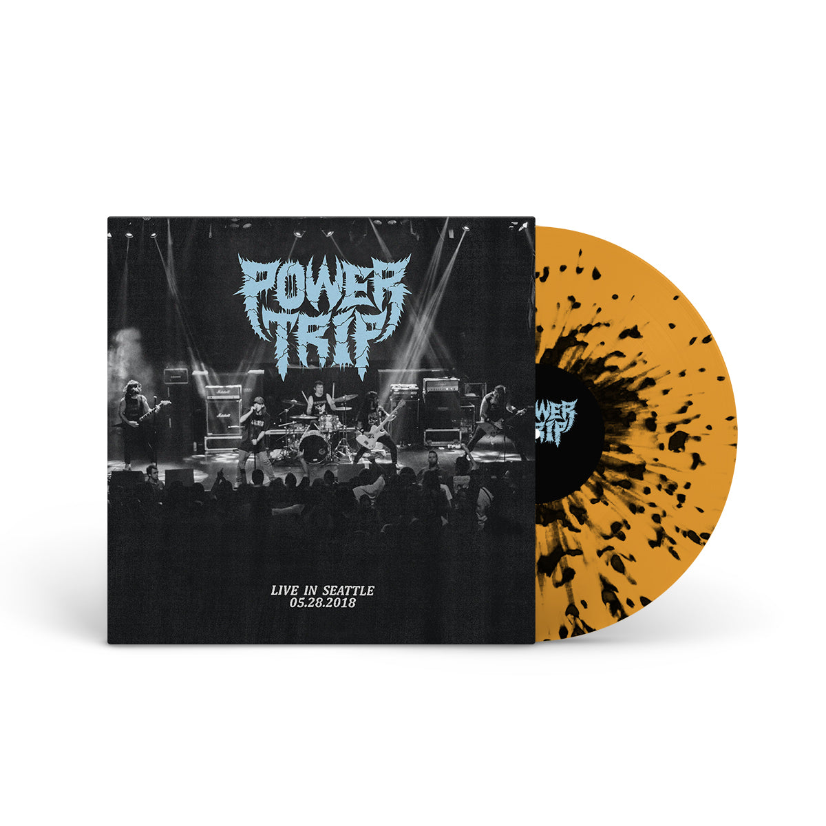 POWER TRIP &quot;Live In Seattle&quot; LP ORANGE AND BLACK SPLATTER