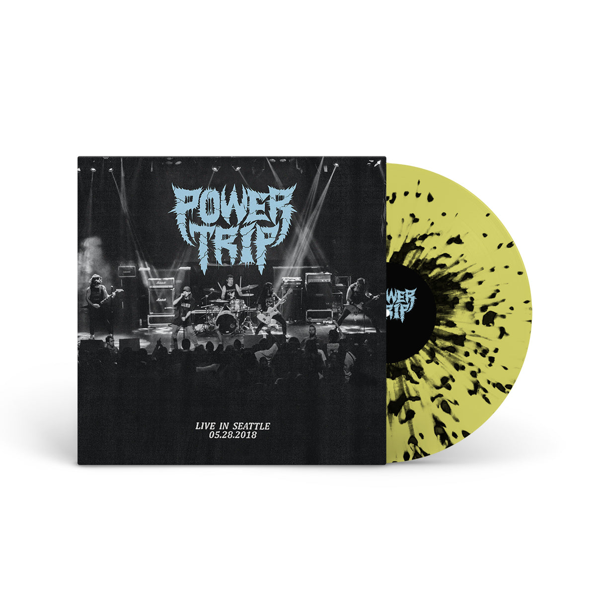 POWER TRIP &quot;Live In Seattle&quot; LP YELLOW AND BLACK SPLATTER