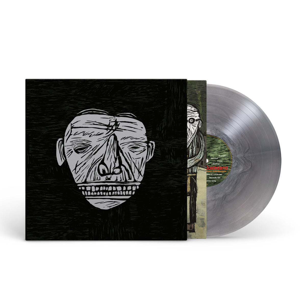 QUICKSAND &quot;Manic Compression - Deluxe&quot; LP DELUSIONAL SILVER
