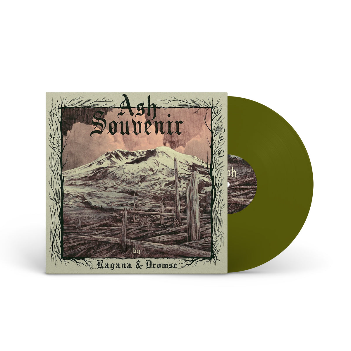 RAGANA &amp; DROWSE &quot;Ash Souvenir&quot; LP SEAWEED GREEN