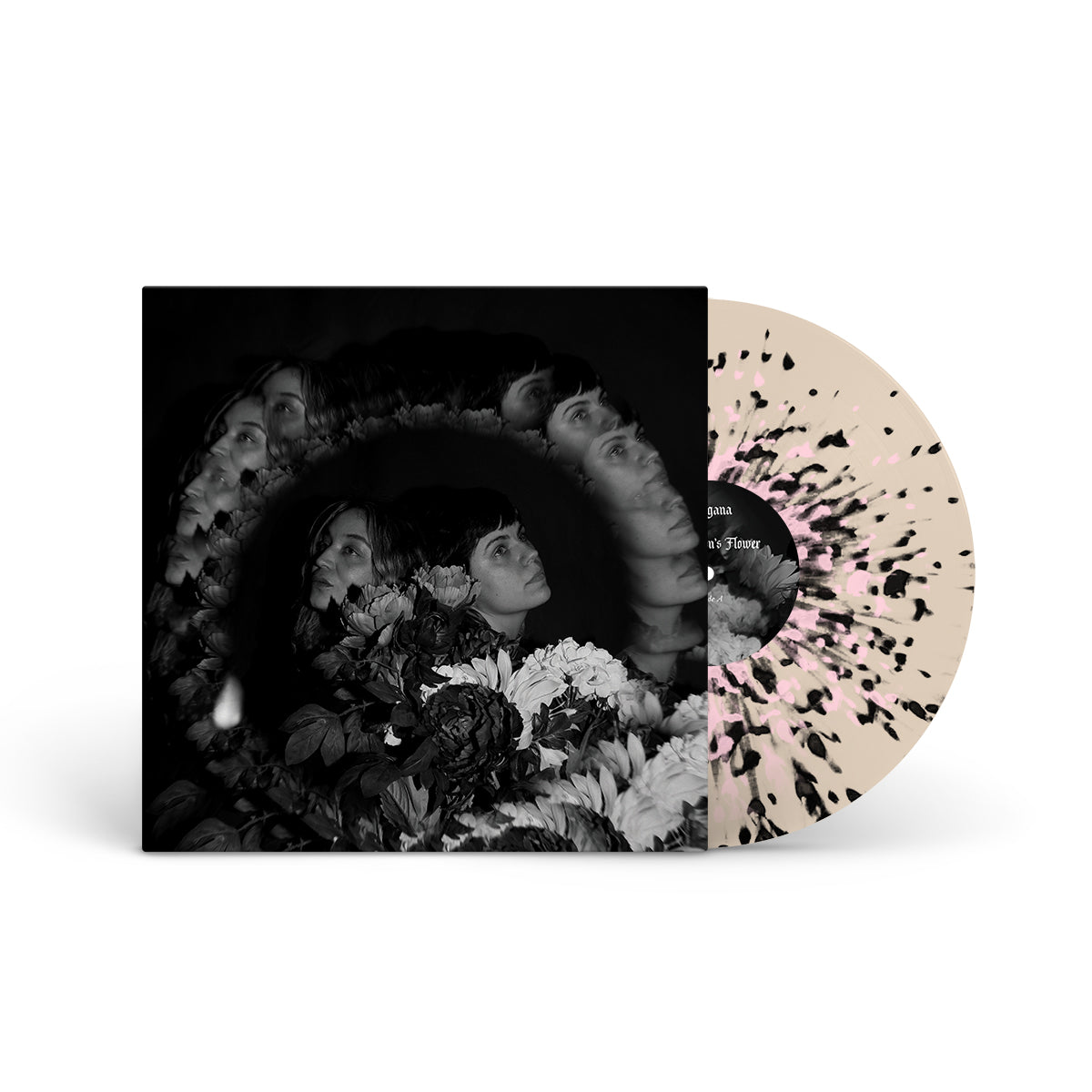 RAGANA &quot;Desolation&#39;s Flower&quot; LP BONE W BLACK &amp; PINK SPLATTER