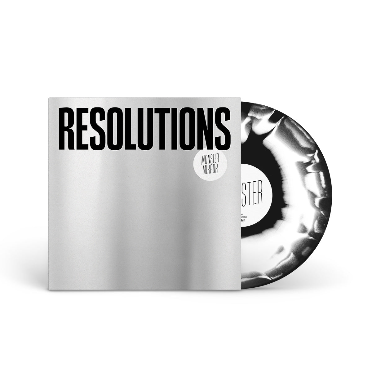 RESOLUTIONS &quot;Monster Mirror&quot; LP BLACK WHITE SWIRL