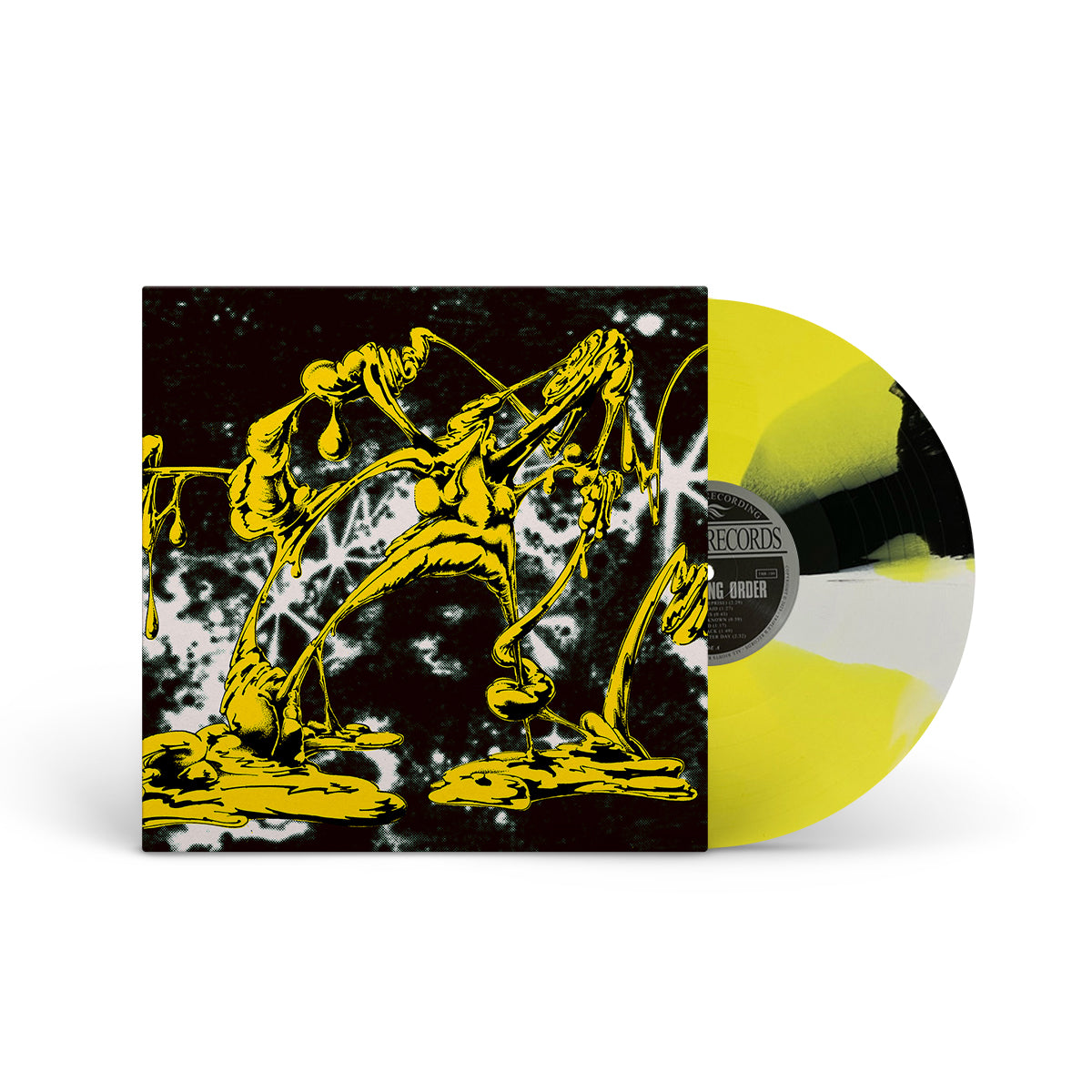 RESTRAINING ORDER &quot;Locked In Time&quot; LP YELLOW BLACK WHITE TWISTER