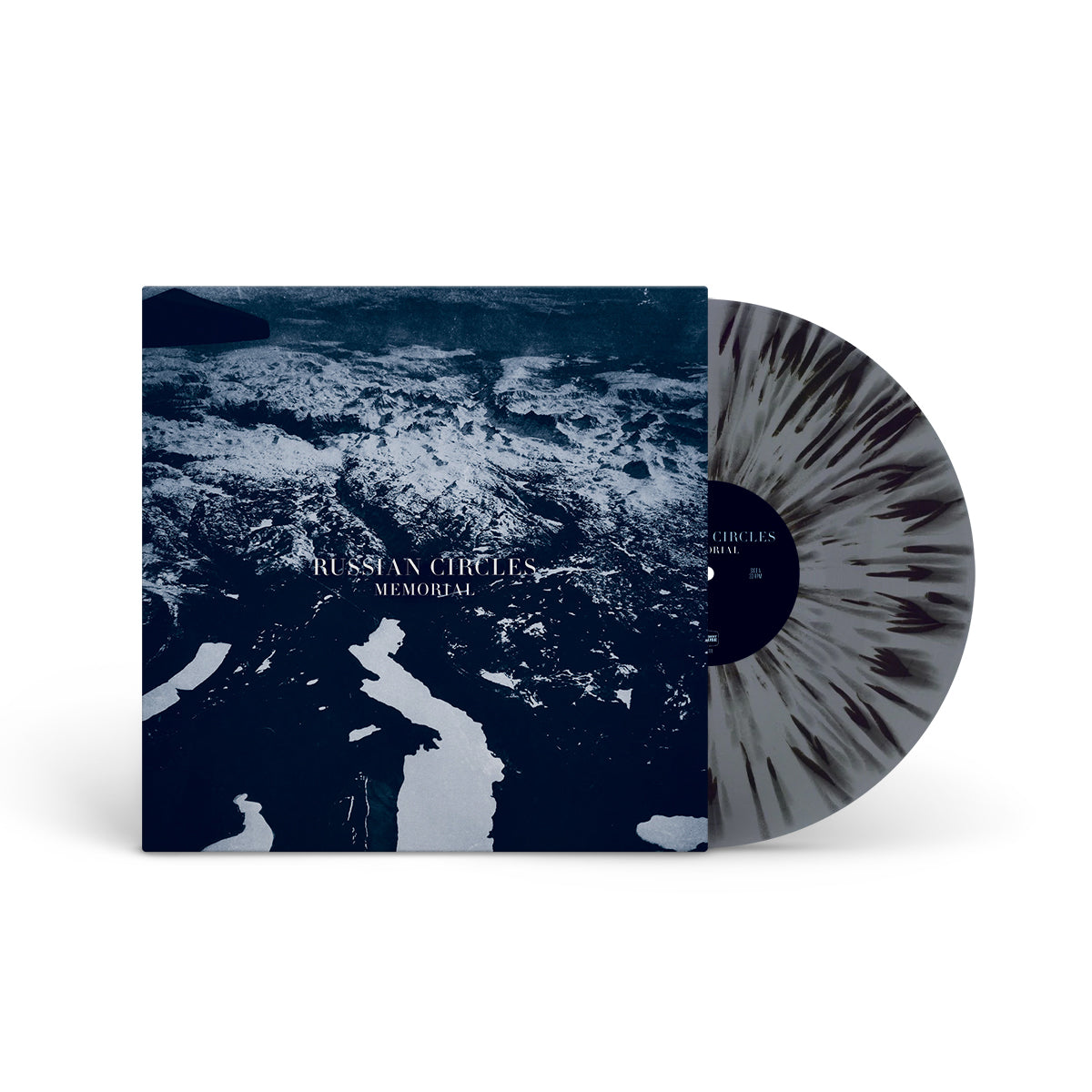 RUSSIAN CIRCLES &quot;Memorial&quot; LP GREY W BLACK SPLATTER