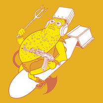 RICKSHAW BILLIE&#39;S BURGER PATROL &quot;Big Dumb Riffs&quot; LP