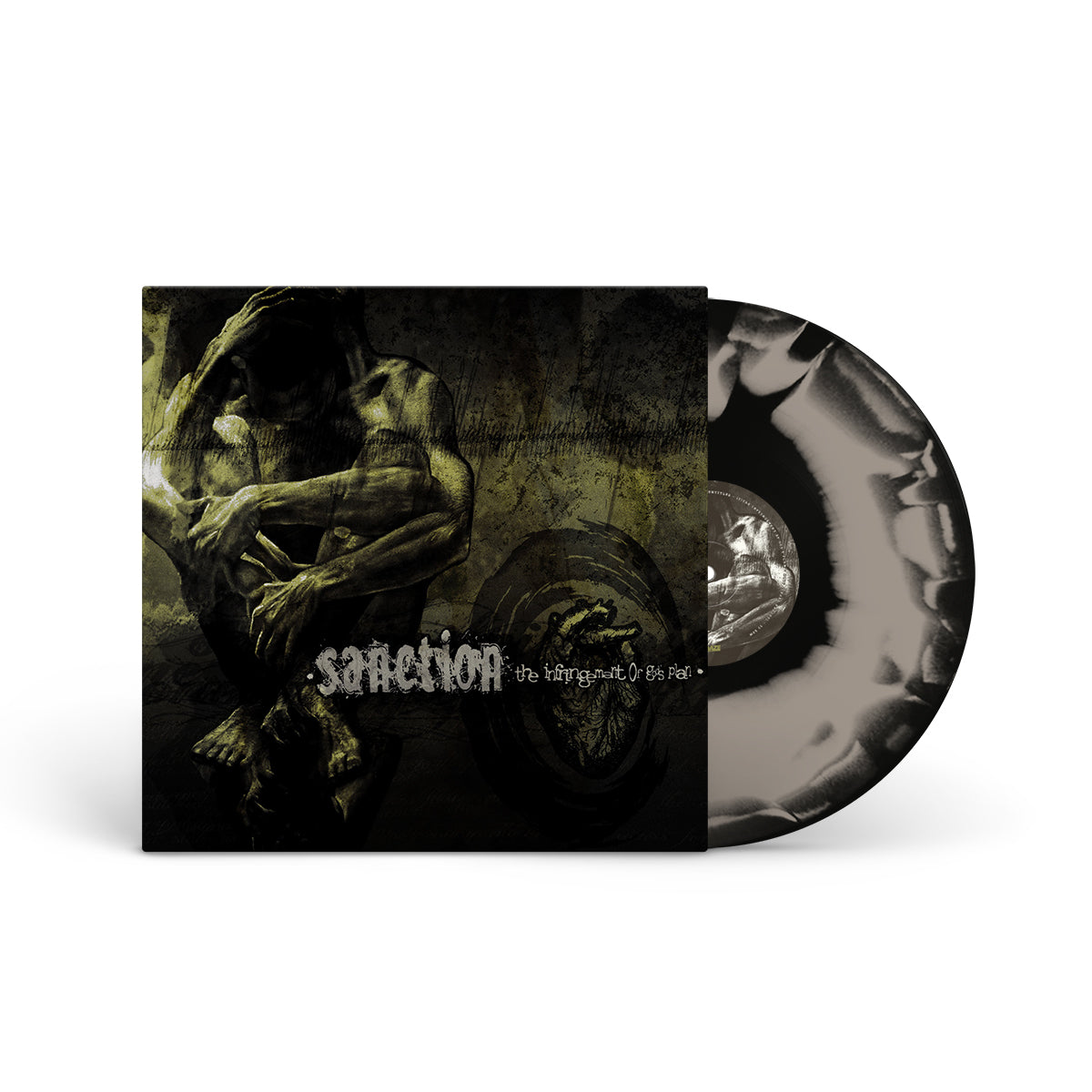 SANCTION &quot;The Infringement Of God&#39;s Plan (Reissue)&quot; 12&quot; SILVER &amp; BLACK SMASH (EG EXCLUSIVE)