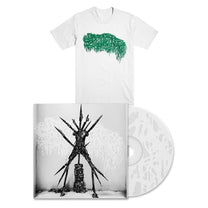 SANGUISUGABOGG &quot;Hideous Aftermath&quot; CD + T-Shirt Bundle WHITE