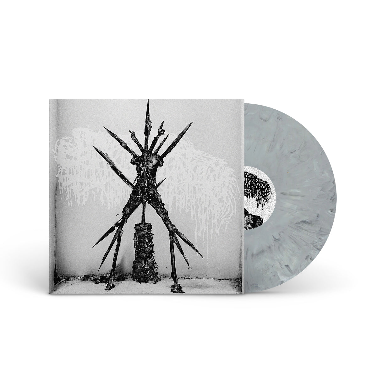 SANGUISUGABOGG &quot;Hideous Aftermath&quot; LP WHITE BLACK MARBLED